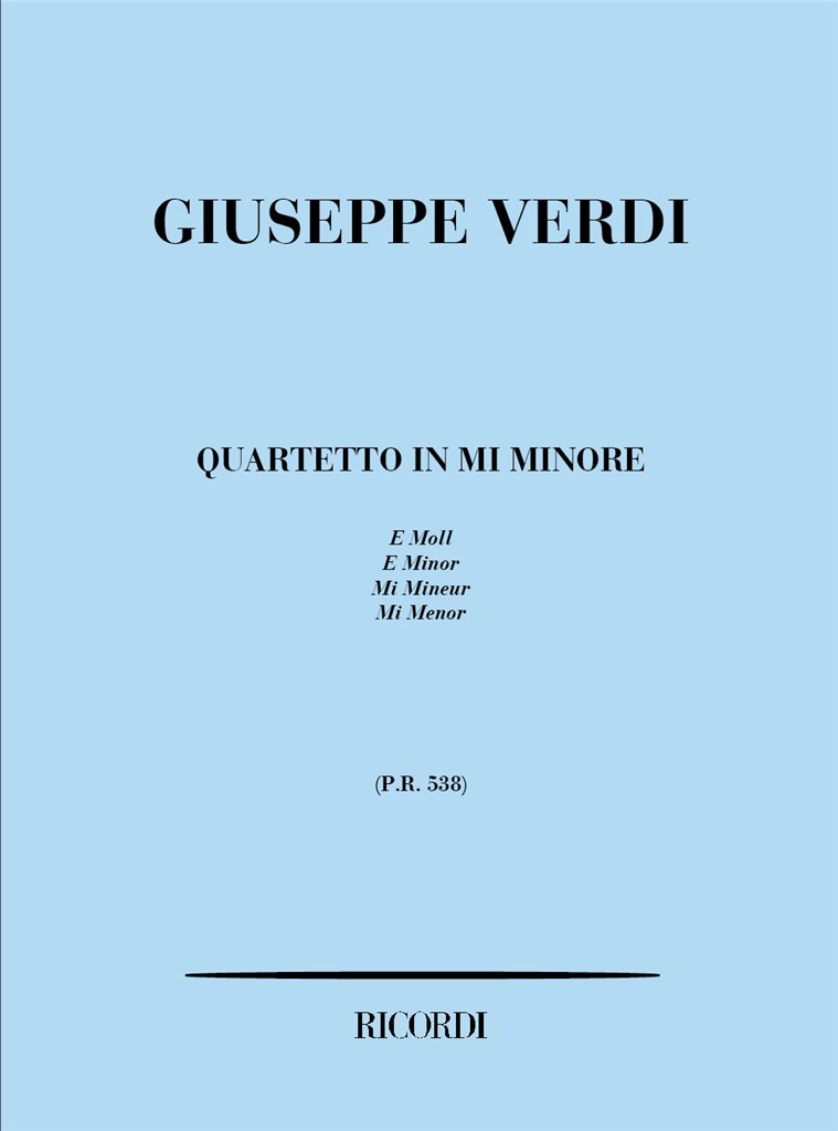 Quartetto In Mi Minore